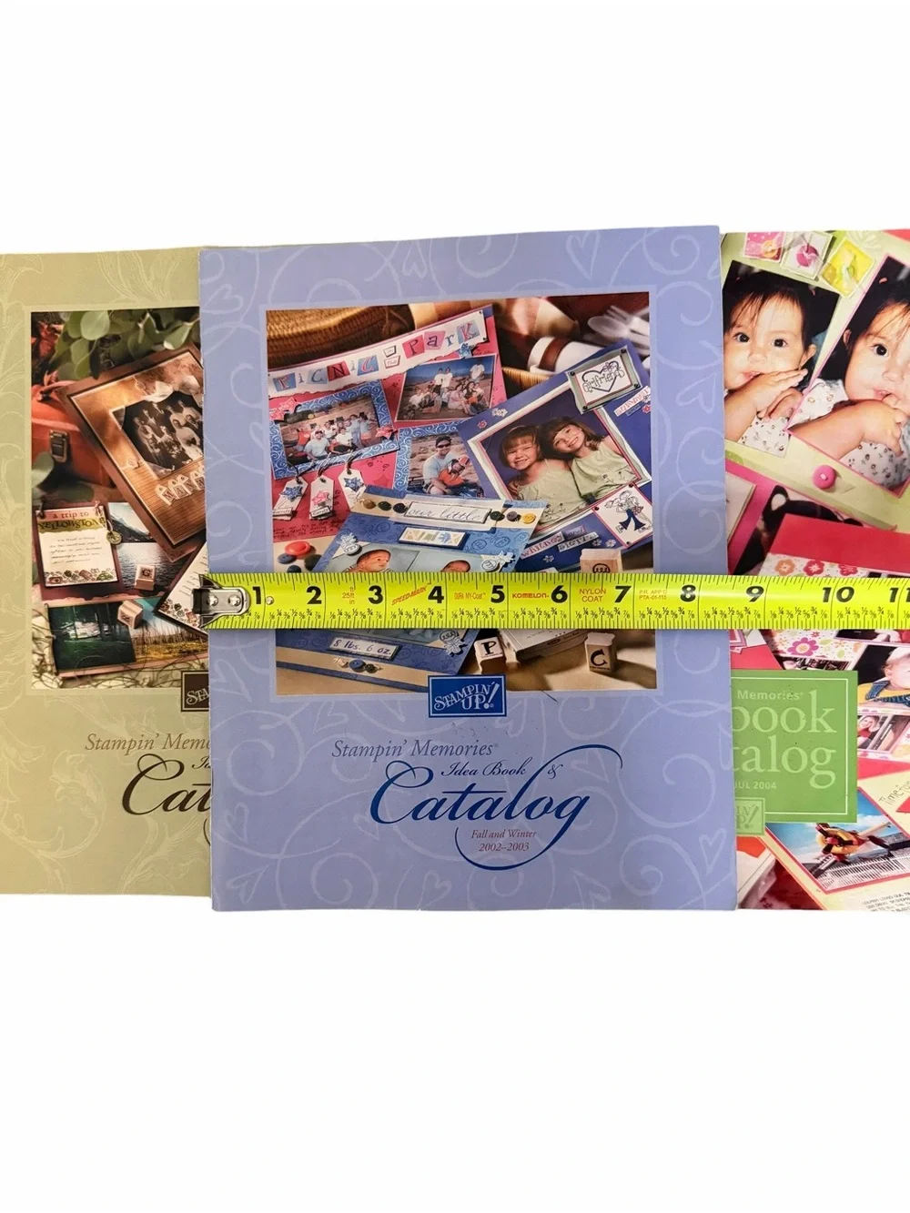 3 Stampin' Up! Idea Book & Catalogs from 2002, 2003 & 2004
